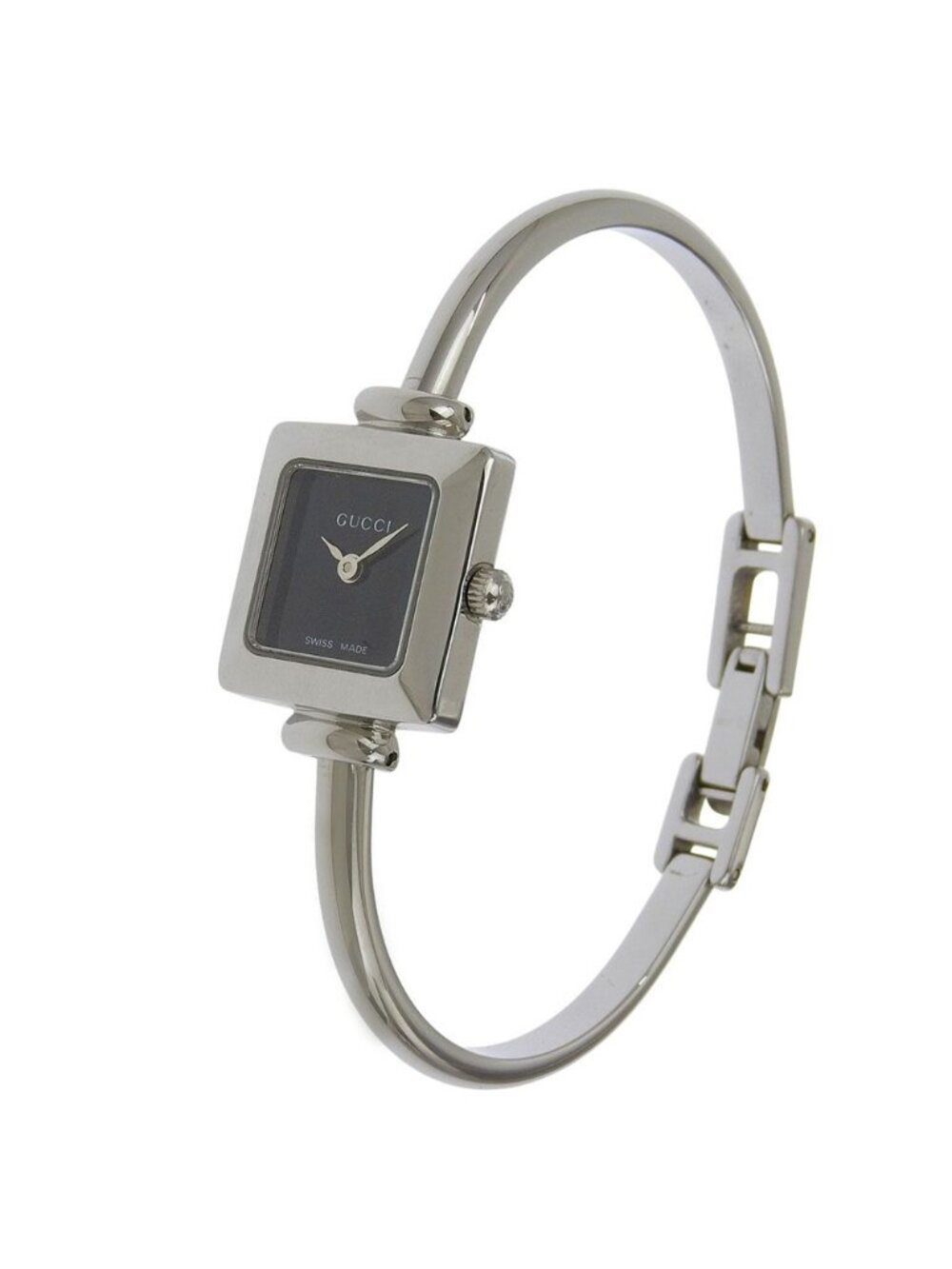 Gucci Stainless Steel Quartz Analog Display Black Dial Watch - Picture 2 of 8